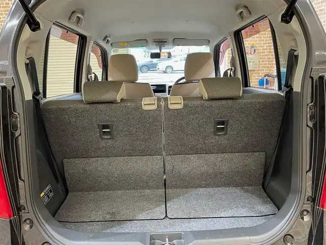 マツダ フレア XG 岩手県 2014(平26)年 10.7万km ブルーイッシュブラックパール3 ４WD/アイドリングストップ/シートヒーター/ヘッドライトレベライザー/ヒーター付きドアミラー/オートエアコン/助手席アンダーボックス/フロントベンチシート/純正フロアマット/CDオーディオ/純正ホイールキャップ