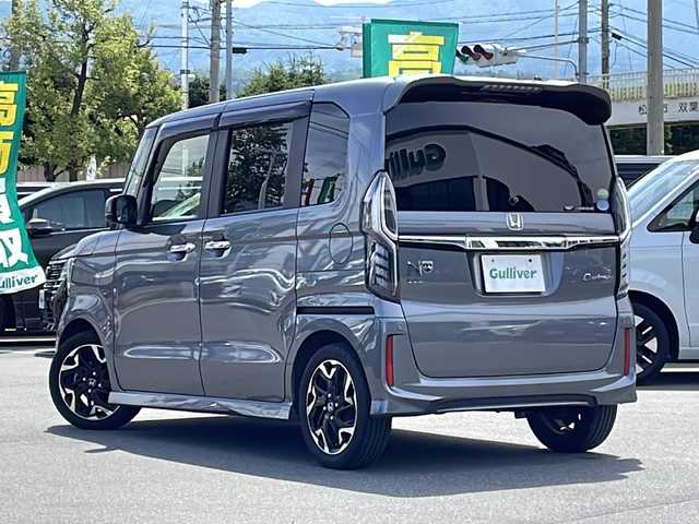 ホンダ Ｎ ＢＯＸ カスタム G L ターボ ホンダセンシング 長野県 2019(平31)年 4.2万km シャイニンググレーM 純正メモリナビ/Bluetooth接続/フルセグ/CD/DVD/両側パワースライドドア/コーナーセンサー/クルーズコントロール/ドライブレコーダー/バックカメラ/ステアリングスイッチ/パドルシフト/LEDヘッドライト/オートマチックハイビーム/オートライト/ETC/プッシュスタート/レーンキープアシスト
