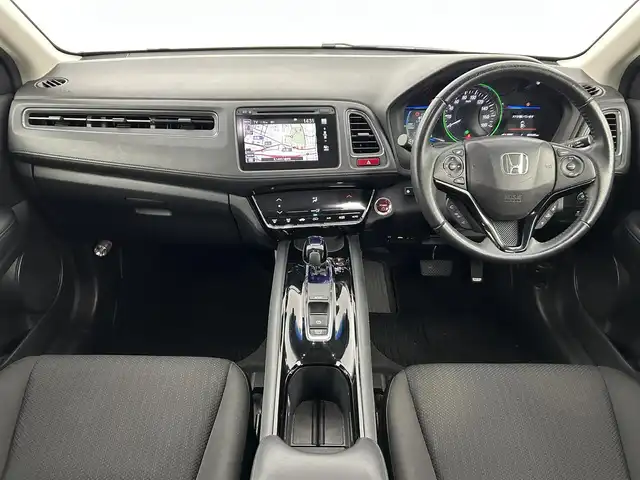 ホンダ ヴェゼル ハイブリッド X 福岡県 2014(平26)年 10万km ミスティックグリーンパール 純正ナビ（ＢＴ，フルセグＴＶ）　/バックカメラ　/ビルトインＥＴＣ　/前後ドライブレコーダー　/クルーズコントロール　/シティブレーキアクティブシステム　/パドルシフト　/ＥＣＯＮ　/純正１６インチＡＷ　/ＬＥＤライト