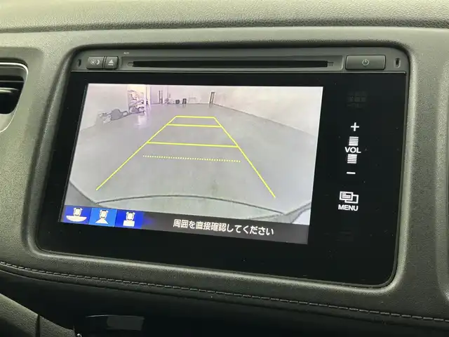 ホンダ ヴェゼル ハイブリッド X 福岡県 2014(平26)年 10万km ミスティックグリーンパール 純正ナビ（ＢＴ，フルセグＴＶ）　/バックカメラ　/ビルトインＥＴＣ　/前後ドライブレコーダー　/クルーズコントロール　/シティブレーキアクティブシステム　/パドルシフト　/ＥＣＯＮ　/純正１６インチＡＷ　/ＬＥＤライト
