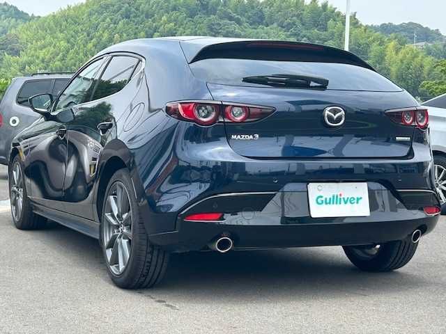 マツダ マツダ３ファストバック XD バーガンディセレクション 静岡県 2020(令2)年 4.8万km ディープクリスタルブルーマイカ ワンオーナー/純正ナビ（ナビ　Bluetooth　ETC連動　音声認識）/本革レザーシート/社外ドライブレコーダー前後/シートメモリー機能/純正ビルトインETC/パワーシートD＋N席/360度ビューモニター/スマートキー/スペアキー×1/LEDオートヘッドライト/純正アルミホイール/MTモード付きAT