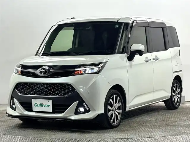 トヨタ タンク カスタムG－T 大阪府 2019(令1)年 5.6万km パールホワイトⅢ 社外ナビＴＶ　ドラレコ　ＥＴＣ　クルコン　ターボ　衝突軽減　両側電動　コーナーセンサー　レーンアシスト　オートマチックハイビーム　アイドリングストップ　エアロ　電動ミラー　オートライト　フォグランプ