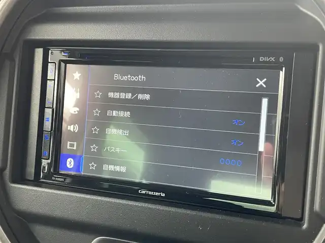 スズキ ハスラー Jスタイル ターボ 滋賀県 2023(令5)年 0.8万km デニムブルー ガンメタリック 2トーン 社外ディスプレイオーディオ/（Bluetooth/CD/DVD/USB）/追従クルーズコントロール/バックカメラ/シートヒーター/ルーフレール/コーナーセンサー/LEDヘッドライト/オートライト/オートハイビーム/純正１５AW/スマートキー/ETC