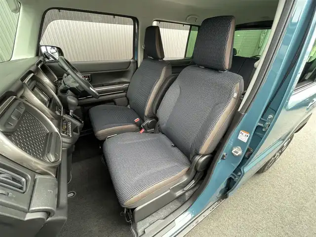 スズキ ハスラー Jスタイル ターボ 滋賀県 2023(令5)年 0.8万km デニムブルー ガンメタリック 2トーン 社外ディスプレイオーディオ/（Bluetooth/CD/DVD/USB）/追従クルーズコントロール/バックカメラ/シートヒーター/ルーフレール/コーナーセンサー/LEDヘッドライト/オートライト/オートハイビーム/純正１５AW/スマートキー/ETC