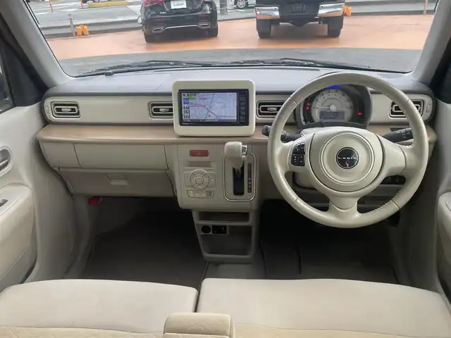 スズキ ラパン X 三重県 2021(令3)年 6万km アーバンブラウンパールメタリック ストラーダメモリナビ/　＊フルセグテレビ/Bluetooth/バックカメラ/セーフティサポート/HIDヘッドランプ/オートライト/ボディ同色電動オート格納ドアミラー/155/65R14タイヤ/　＊14インチアルミホイール/オートエアコン/ナノイー/エコクール/革巻ステアリングホイール/ステアリングスイッチ/シートヒーター（運転席/助手席）/照明付バニティミラー（運転席/助手席）/キーレス/プッシュスタート