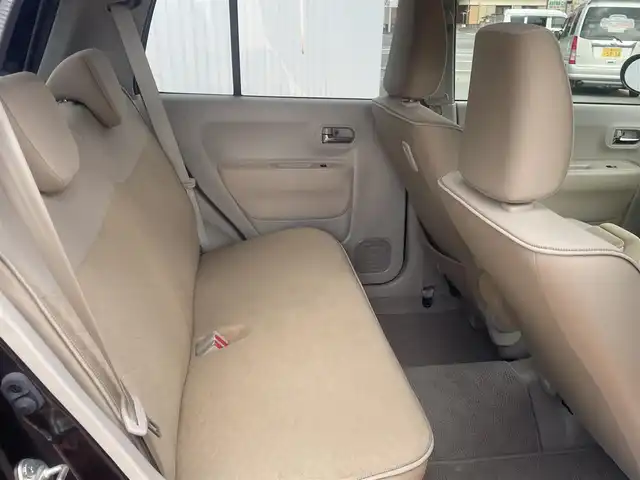 スズキ ラパン X 三重県 2021(令3)年 6万km アーバンブラウンパールメタリック ストラーダメモリナビ/　＊フルセグテレビ/Bluetooth/バックカメラ/セーフティサポート/HIDヘッドランプ/オートライト/ボディ同色電動オート格納ドアミラー/155/65R14タイヤ/　＊14インチアルミホイール/オートエアコン/ナノイー/エコクール/革巻ステアリングホイール/ステアリングスイッチ/シートヒーター（運転席/助手席）/照明付バニティミラー（運転席/助手席）/キーレス/プッシュスタート