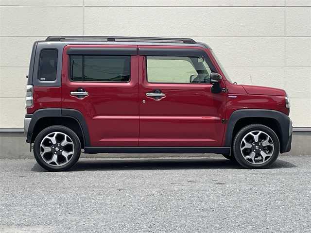 スズキ ハスラー Jスタイル ターボ 茨城県 2021(令3)年 5.3万km フェニックスレッドパール/ガンメタリック2トーンルーフ 9インチ メーカーOPナビ/全方位モニター/ドライブレコーダー 前方/ルーフレール/ハーフレザーシート/シートヒーター（D/N）/オートライト/ハイビームアシスト/LEDヘッドライト/プッシュスタート/スマートキー/純正15AW/ビルトイン ETC