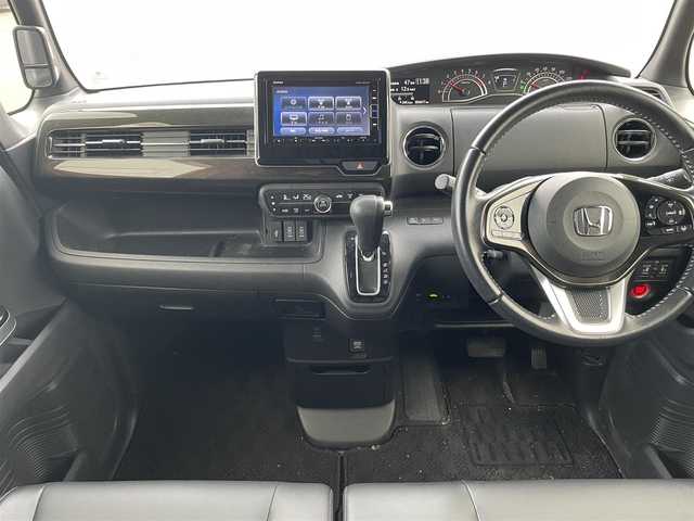ホンダ Ｎ ＢＯＸ カスタム G L ターボ ホンダセンシング 千葉県 2018(平30)年 5.5万km プレミアムグラマラスブロンズP ワンオーナー/ホンダセンシング/純正ナビ（Bluetooth/SD/CD/DVD/フルセグTV)/前後ドライブレコーダー/両側パワースライドドア/バックカメラ/LEDヘッドライト/フォグランプ/オートライト/純正15インチアルミホイール/純正フロアマット/ドアバイザー/プッシュスタート/スマートキー/スペアキー1本/パドルシフト/ステアリングスイッチ/革巻きステアリング/取扱説明書/保証書