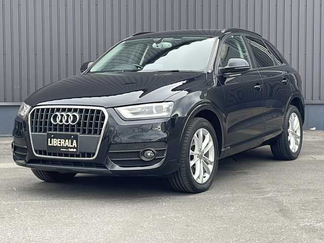アウディ Ｑ３ 2．0 TFSI クワトロ 青森県 2012(平24)年 13.8万km 黒 ・4WD/・ターボ/・純正HDDナビ/(DVD/CD/フルセグTV)/・バックカメラ/・プッシュスタート/・革巻きステア/ノブ/・ステアリングスイッチ/・前後コーナーセンサー/・キセノンヘッドライト/・オートライト/・ヘットライトウオッシャー/・フォグランプ/・電動格納ミラー/・ミラーヒーター/・純正18インチアルミホイール/・シルバールーフレール/・ウインカーミラー/・W/サイド/カーテンエアバッグ/・ABS/・キーレス/・取説