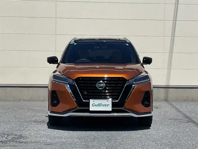 日産 キックス X ツートーンインテリアED 茨城県 2020(令2)年 3.2万km プレミアムホライズンオレンジ/ピュアブラック 2トーン 革巻きステアリング/ステアリングヒーター/ステアリングスイッチ/純正９インチナビ/プロパイロット/デジタルインナーミラー/アラウンドビューモニター/革シート/シートヒーター/LEDヘッドライト/電子式パーキング/純正ドライブレコーダー/ETC/衝突軽減ブレーキ