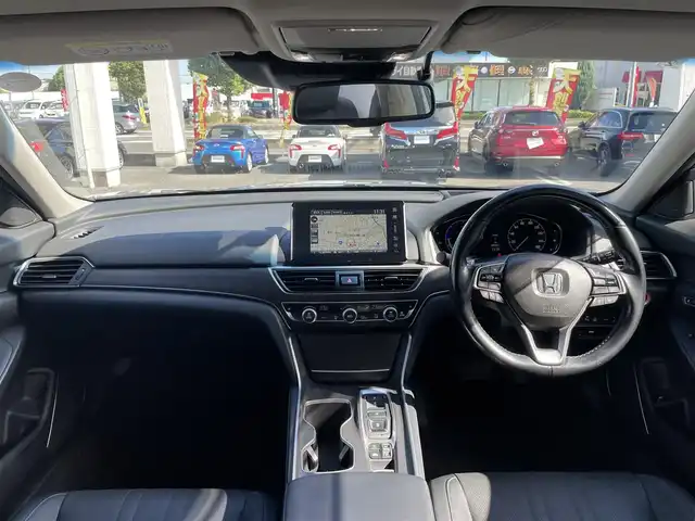 ホンダ アコード EX 埼玉県 2021(令3)年 4.8万km ルナシルバーM ・純正ナビ/・サンルーフ/・レザーシート（黒）/・レーダークルーズ/・パドルシフト/・バックカメラ/・ドラレコ/・コーナーセンサー/・シートヒーター/・シートメモリ/・バックカメラ