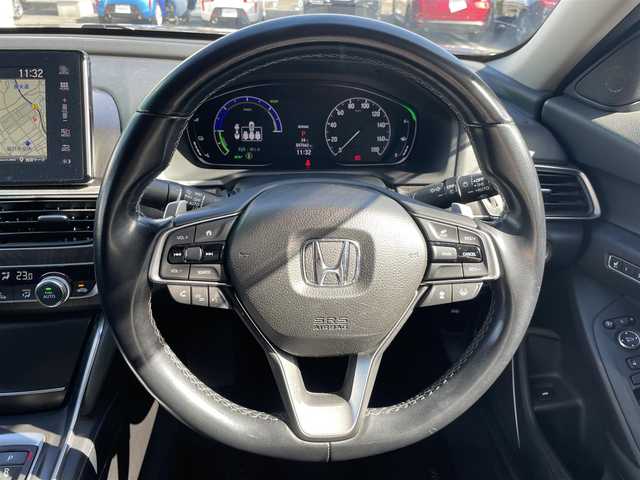 ホンダ アコード EX 埼玉県 2021(令3)年 4.8万km ルナシルバーM 純正ナビ/USB接続/ワイアレス充電/ACC（レーダークルコン）/HUD/レザーシート/サンルーフ/バックカメラ/ETC/パワーシート/スペアキーあり