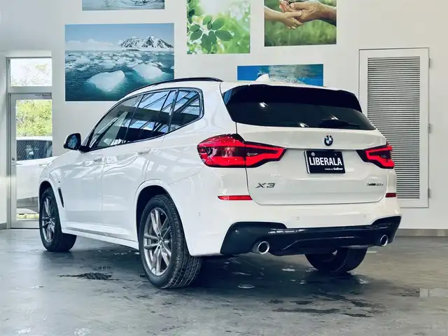 ＢＭＷ Ｘ３ xDrive20d Mスポーツ 大阪府 2019(平31)年 2.1万km 白 ハイラインP/インテリジェントセーフティ/ワンオーナー/ACC/HUD/ブラウンレザー/パワーシート/Dシートメモリ/シートヒーター/純正ナビ/TV/360度カメラ/純正19インチAW/LEDヘッドライト/電動リアゲート/ブラインドスポット/ワイヤレス充電