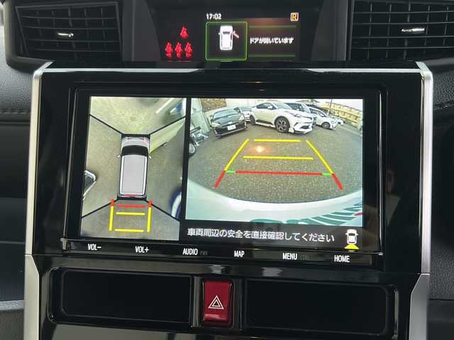 トヨタ ルーミー カスタムG 大阪府 2021(令3)年 2.5万km パールホワイトⅢ ワンオーナー/両側パワースライドドア/レーダークルコン/マルチテレインモニター/コーナーセンサー/前席シートヒーター/純正9インチSDナビ/　CD.DVD.BT.フルセグTV/スマートキー×2/プッシュスタート/TZドライブレコーダー/ビルトインETC/純正フロアマット/保証書.取説