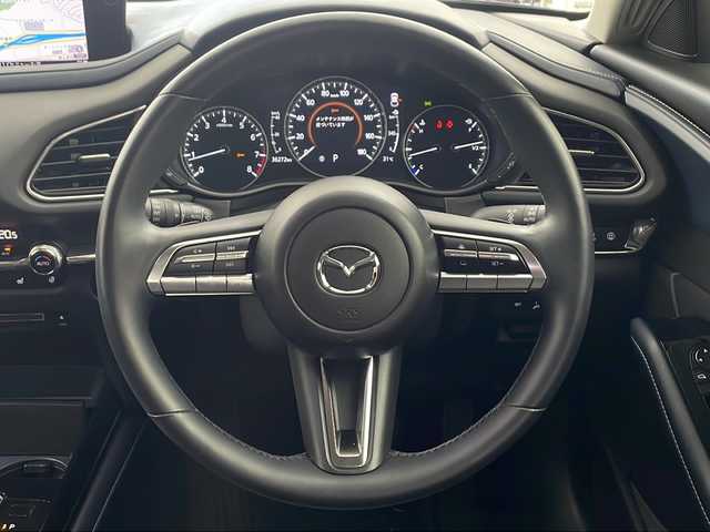 マツダ ＣＸ－３０ 20S プロアクティブツーリングセレ 兵庫県 2021(令3)年 3.7万km マシーングレープレミアムM ・i-Activsense/・スマートブレーキサポート/・レーンキープアシストシステム/・ディスタンス＆スピードアラート/・レーダークルーズコントロール/・前側方接近車両検知/・後側方接近車両検知/・BSM/・前後パーキングセンサー/・３６０°セーフティパッケージ/・360°モニター/・ドライバーモニタリング/・純正SDナビ＆フルセグ＆BT＆DVD＆HDMI/・HUD/・前席シートヒーター/・前席パワーシート/・運転席メモリーシート/・パワーバックドア/・ビルトインETC/・ステアリングリモコン/・ステアリングヒーター/・革巻きステアリング/・パドルシフト/・電子パーキング/・ブレーキホールド/・スマートキー/・スペアキー/・プッシュスタート/・アインドリングストップ/・横滑り防止装置/・純正18インチアルミホイール/・純正エアロ（フロント・サイド・リア）