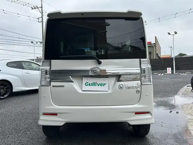 ダイハツ タント カスタム RS トップED SAⅡ 埼玉県 2015(平27)年 7万km パールホワイトⅢ 純正ナビ/バックカメラ/ターボ/両側パワースライドドア/LEDヘッドライト