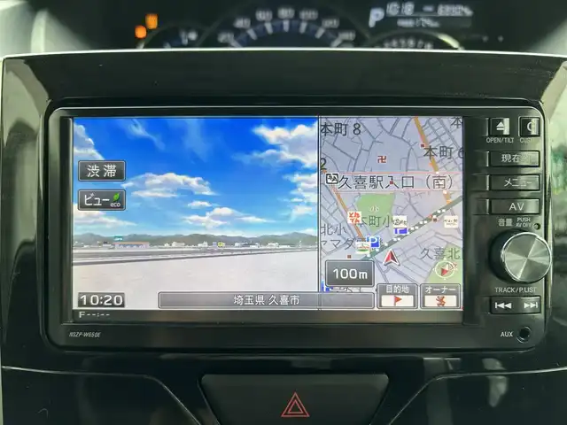 ダイハツ タント カスタム RS トップED SAⅡ 埼玉県 2015(平27)年 7万km パールホワイトⅢ 純正ナビ/バックカメラ/ターボ/両側パワースライドドア/LEDヘッドライト