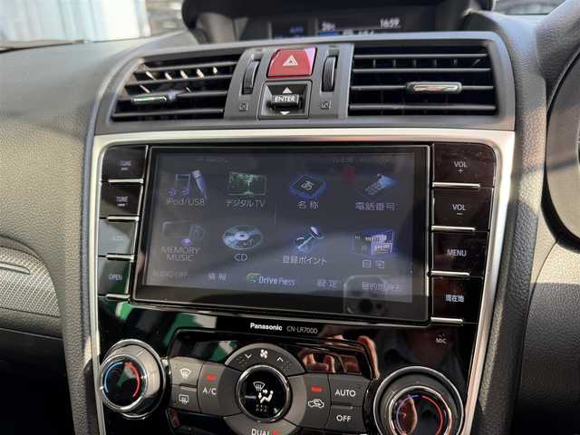 スバル レヴォーグ 1．6GT－S アイサイト 京都府 2014(平26)年 4.6万km クリスタルホワイトP ワンオーナー車/アイサイトVer3/・プリクラッシュブレーキ/・誤発進抑制制御機能/・全車速追従機能付クルーズコントロール/・アクディブレーンキープ/・車線逸脱ふらつき機能/・誤後進抑制制御機能/パナソニックメモリーナビ、地デジ、Bluetooth/バックカメラ/パドルシフト/LEDヘッドライト/純正18インチアルミホイール/スペアキー/保証書/取扱説明書