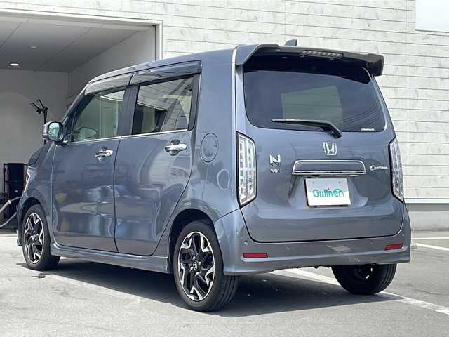ホンダ Ｎ ＷＧＮ カスタム Lターボ ホンダS 静岡県 2022(令4)年 5.7万km シャイニンググレーM 社外ナビ/地デジTV/社外CD/DVD/Bluetooth/バックカメラ/ホンダセンシング/レーダークルーズコントロール/レーンアシスト/ハーフレザー/シートヒーター/純正15インチAW/前後ドライブレコーダー/LEDフォグランプ/スマートキー/ビルトインETC