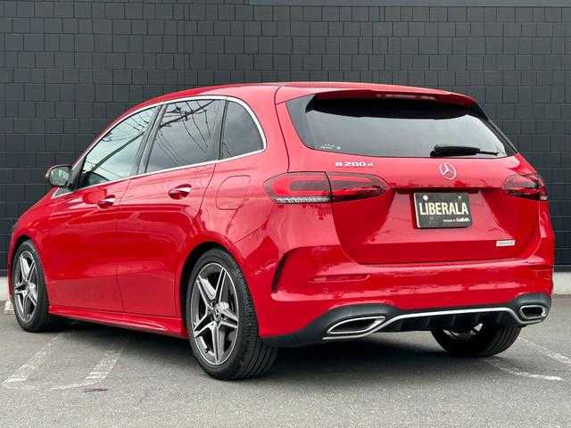 メルセデス・ベンツ Ｂ２００ｄ AMGライン 埼玉県 2019(令1)年 2.5万km ジュピターレッド 黒赤革/純正HDDナビ/（Bluetooth/USB）/３６０度カメラ/レーダーセーフティＰ/パノラミックスライディングルーフ/パワーバックドア/パワーシート/ＬＥＤヘッドライト/シートヒーター/クリアランスソナー/ドラレコ/スマートキー/ETC