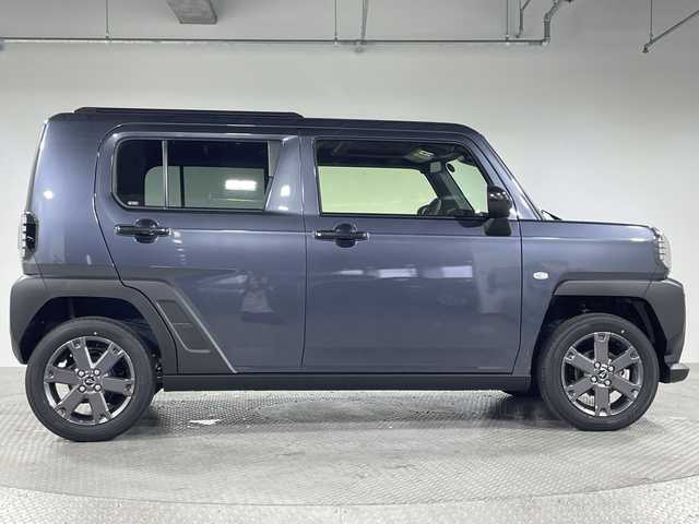 ダイハツ タフト G ダーククロムベンチャー 神奈川県 2025(令7)年 0.1千km クロムグレーメタリック 届出済未使用車/登録時走行5km/ガラスルーフ/シートヒーター前席/アイドリングストップ/スマートアシスト/衝突警報機能/衝突回避支援ブレーキ機能/ブレーキ制御付誤発進抑制機能/車線逸脱警報機能/路外逸脱警報機能/ふらつき警報/先行車発進お知らせ機能/標識認識機能/全車速追従機能付オートクルーズコントロール/レーンキープコントロール/オートハイビーム/アダプティブドライビングビーム/電動パーキングブレーキ/オートブレーキホールド/LEDヘッドライト/フォグライト