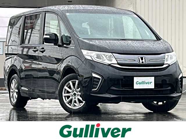 ホンダ ステップワゴン G 道北・旭川 2016(平28)年 8万km クリスタルブラックパール /4WD//禁煙車//ワンオーナー//わくわくゲート//社外SDナビ//CD/DVD/SD/MSV/BT/USB/フルセグ//両側パワースライドドア//バックカメラ//アイドリングストップ//クルーズコントロール//横滑り防止//ミラーヒーター//オートライト//LEDヘッドライト//ETC//純正エンジンスターター//サンシェード//フロントデアイサー//シートバックルテーブル//純正フロアマット//純正ホイール付き冬タイヤ積込