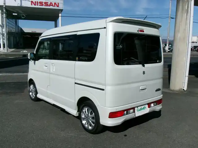 スズキ エブリィ ワゴン PZターボ スペシャル 群馬県 2022(令4)年 2.2万km パールホワイト ワンオーナー/スズキセーフティサポート/純正メモリーナビ・フルセグTV/　・BT・DVD(CN-RZ775W)/純正バックモニター/純正前後ドライブレコーダー/ETC/両側パワースライドドア/オートステップ/D席シートヒーター/リアヒーター/4WDターボ/スマートキー×2＆プッシュスタート/保証書＆取説