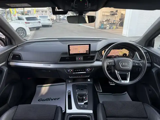 アウディ Ｑ５ 40TDIクワトロ Sライン 香川県 2019(令1)年 5.2万km パール メーカーナビ/フルセグ/全方位カメラ/バーチャルコクピット/ハーフレザーシート/前席パワーシート/全席シートヒーター/純正19インチアルミ/LEDヘッドライト/コーナーセンサー/スマートキー/パーキングアシスト/純正前後ドライブレコーダー/パワーバックドア/インテリジェントグライディング/エフィシェンシアシスト/ビルトインETC2.0