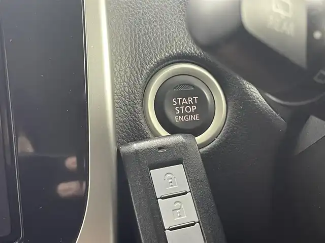 三菱 ｅＫカスタム G 福井県 2013(平25)年 11.7万km アメジストブラック 社外ナビ/シートヒーター/バックカメラ/AAC/純正アルミホイール/スマートキー/プッシュスタート/フォグランプ/革巻きステアリング/純正フロアマット/ウインカーミラー