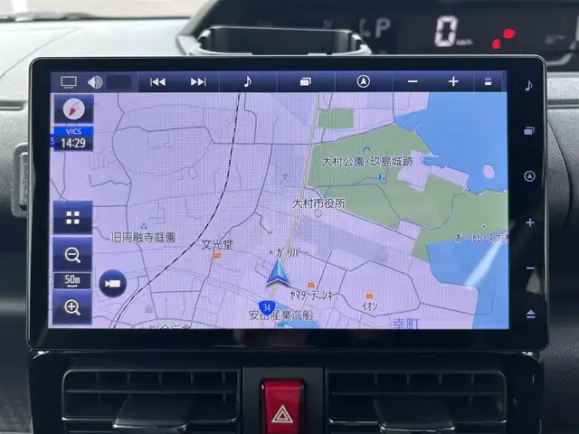 ダイハツ タント カスタム RS 長崎県 2023(令5)年 0.3万km クロムグレーメタリック 純正ナビ（ＡＭ／ＦＭ／フルセグ／ＢＴ／ＳＤ／ＨＤＭＩ）/パノラマモニター/レーダークルーズコントロール/スマートアシスト/ドライブレコーダー前方/ビルトインＥＴＣ/シートヒーター前席/両側パワースライドドア/コーナーセンサー/アイドリングストップ/純正フロアマット/純正15インチアルミホイール/保証書/取扱説明書