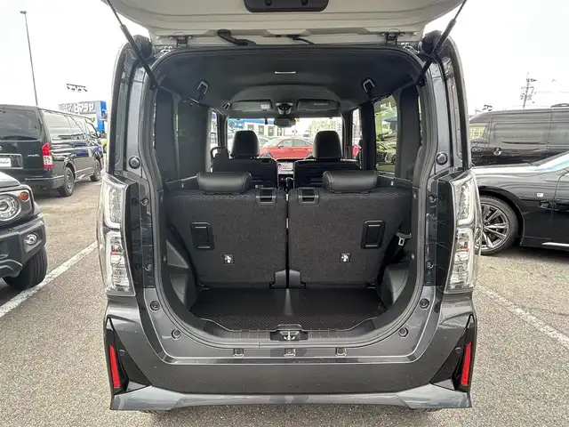 ダイハツ タント カスタム RS 長崎県 2023(令5)年 0.3万km クロムグレーメタリック 純正ナビ（ＡＭ／ＦＭ／フルセグ／ＢＴ／ＳＤ／ＨＤＭＩ）/パノラマモニター/レーダークルーズコントロール/スマートアシスト/ドライブレコーダー前方/ビルトインＥＴＣ/シートヒーター前席/両側パワースライドドア/コーナーセンサー/アイドリングストップ/純正フロアマット/純正15インチアルミホイール/保証書/取扱説明書