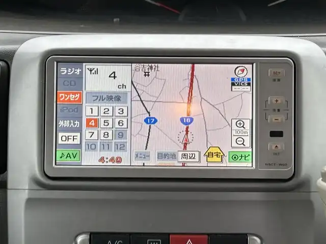 ダイハツ タント L 千葉県 2010(平22)年 10.8万km ホワイト 純正メモリーナビ/純正ドアバイザー/純正フロアマット/前ドライブレコーダー/社外14インチアルミホイール/片側スライドドア/保証書/取扱説明書/ドライブレコーダー取扱説明書/ナビ取扱説明書