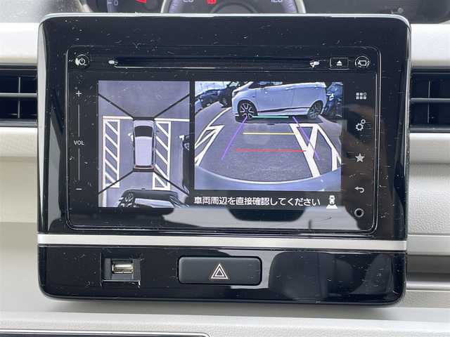 スズキ ワゴンＲ HYBRID FX 神奈川県 2017(平29)年 1.2万km ピュアホワイトP 純正メモリーナビ　/フルセグテレビ　/全方位カメラ　/純正フロアマット　/プッシュスタート　/運転席シートヒーター/ＵＳＢ端子　/スマートキー　　/ドアバイザー　/前方ドライブレコーダー　/Bluetooth/衝突被害軽減システム/ハロゲンヘッドライト