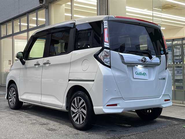 ダイハツ トール カスタムG リミテッドⅡ SAⅢ 高知県 2020(令2)年 5.4万km パールホワイトⅢ ワンオーナー/純正ナビ/(Bluetooth/CD/SD/DVD/USB/フルセグ)/ビルトインETC/アラウンドビューモニター/前方ドライブレコーダー/クルーズコントロール/両側パワースライドドア/純正14インチアルミホイール/シートヒーター/オートライト/オートマチックハイビーム/LEDヘッドライト/フォグランプ/プッシュスタート/スマートキー/保証書/アイドリングストップ/純正フロアマット/ウォークスルー/横滑り防止装置/衝突被害軽減ブレーキ/リアロールサンシェード/オートリトラクタブルミラー