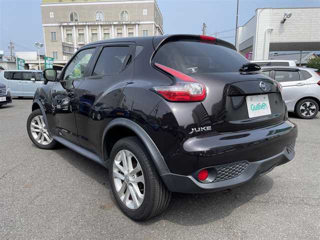 日産 ジューク 15RX Vセレクション 静岡県 2017(平29)年 9.8万km ナイトベールパープル エマージェンシーブレーキ/レーンアシスト/純正メモリナビ・フルセグTV/DVD/CD/SD/USB/Bluetooth/バックカメラ/純正17インチアルミホイール/ETC/スマートキー/プッシュスタート/新車時保証書/取扱説明書