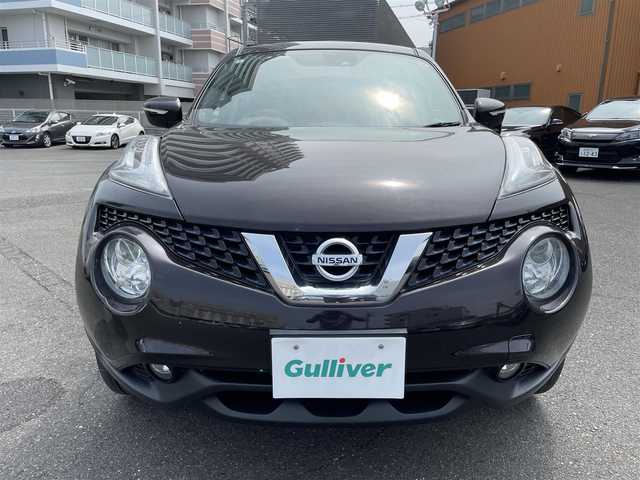 日産 ジューク 15RX Vセレクション 静岡県 2017(平29)年 9.8万km ナイトベールパープル エマージェンシーブレーキ/レーンアシスト/純正メモリナビ・フルセグTV/DVD/CD/SD/USB/Bluetooth/バックカメラ/純正17インチアルミホイール/ETC/スマートキー/プッシュスタート/新車時保証書/取扱説明書