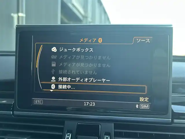 アウディ ＲＳ６ アバント パフォーマンス 茨城県 2016(平28)年 4.7万km 黒 ナイトビジョンパッケージ/純正ナビ/（AM.FM.CD.DVD.BT）/フルセグTV/360°カメラ/ETC/ACC/LKA/BSM/HUD/パノラマSR/黒革シート/BOSEサウンド/D/N席パワーシート/D/N席シートヒーター/パワーバックドア