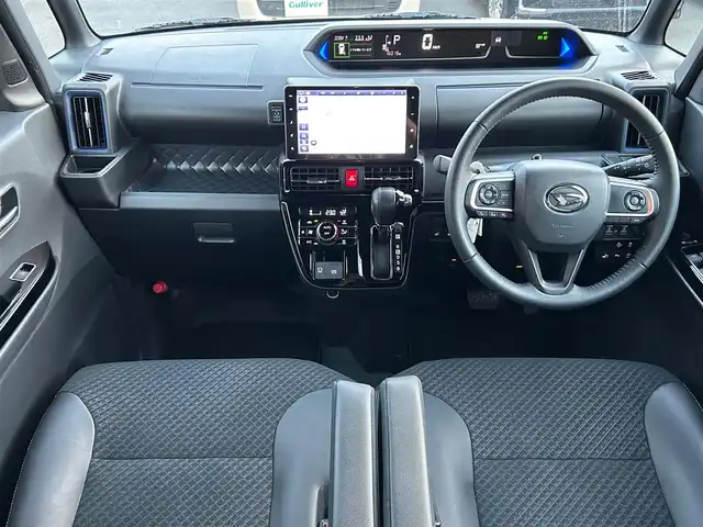 ダイハツ タント カスタム RS 静岡県 2022(令4)年 1.6万km シャイニングホワイトパール SDナビ（フルセグTV、BT接続、CDチェンジャー、DVD再生機能）/全方位カメラ/クルーズコントロール（追従走行：有）/ドライブレコーダー/純正フロアマット/前後コーナーセンサー/LEDヘッドライト/D+N席シートヒーター/純正フロアマット/純正アルミホイール/ベンチシート/両側パワースライドドア/ABS/横滑り防止装置/レーンキープアシスト/盗難防止装置/オートライト/オートマチックハイビーム/W+サイドエアバッグ/カーテンエアバッグ/衝突軽減システム