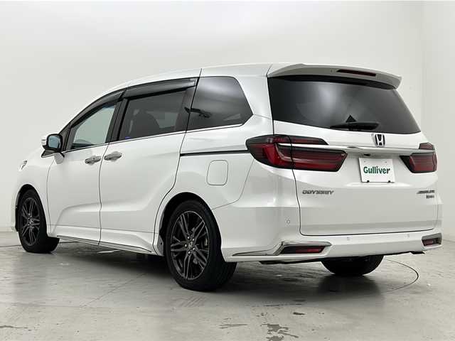 ホンダ オデッセイ ハイブリッド e:HEVアブソルート EX 宮城県 2021(令3)年 6.2万km プラチナホワイトパール 禁煙車/ワンオーナー/ホンダセンシング/・衝突軽減ブレーキ/・アダプティブクルーズコントロール/・ブラインドスポットインフォメーション/・車線維持支援システム/・標識認識機能/全方位カメラ/両側パワースライドドア/電動リアゲート/純正10インチSDナビ/・CD/DVD/BT/USB/HDMI/SD/フルセグTV/前席パワーシート/革巻きステアリング/ステアリングスイッチ/電動パキングスイッチ/純正ドライブレコーダー（F/R）/ビルトインETC2.0/プッシュスタート/スマートキー/スペアキー/LEDヘッドライト/LEDフォグランプ/純正18インチアルミホイール/純正フロアマット/ドアバイザー