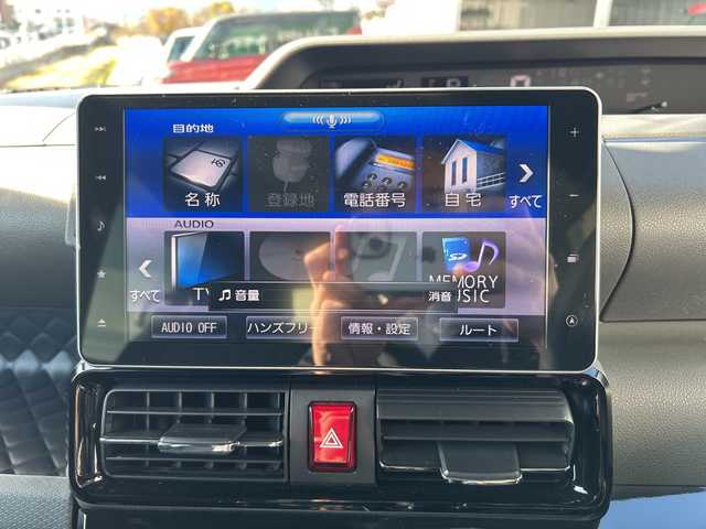 ダイハツ タント カスタム RS 福岡県 2019(令1)年 1万km ブラックマイカメタリック/ファイアークォーツレッドメタリック 2トーン ワンオーナー/純正9インチナビ/　（AM/FM/CD/DVD/iPod/SD/BT/HDMI/TV）/アラウンドビュー/両側パワースライドドア/スマートアシスト/　・横滑り防止装置/　・衝突被害軽減システム/純正ドライブレコーダー（前後）/運転席ロングスライド/シートヒーター（D席＋N席）/コーナーセンサー（前後）/ETC/LEDライト/フォグランプ/ステアリングスイッチ/電格ミラー/純正マット/ドアバイザー