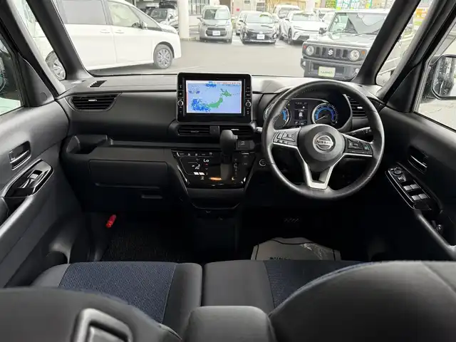 日産 ルークス HWS Gターボ プロパイロットED 京都府 2021(令3)年 4.2万km ブラック プロパイロット/インテリジェントエマージェンシーブレーキ/踏み間違い衝突防止アシスト/ふらつき警報/前方衝突予測警報/車線逸脱警報/純正9インチメモリーナビ、地デジ、Bluetooth/アラウンドビューモニター/USB端子/ドライブレコーダー/LEDヘッドランプ/両側パワースライドドア /スペアキー/保証書/取扱説明書