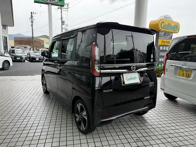 日産 ルークス HWS Gターボ プロパイロットED 京都府 2021(令3)年 4.2万km ブラック プロパイロット/インテリジェントエマージェンシーブレーキ/踏み間違い衝突防止アシスト/ふらつき警報/前方衝突予測警報/車線逸脱警報/純正9インチメモリーナビ、地デジ、Bluetooth/アラウンドビューモニター/USB端子/ドライブレコーダー/LEDヘッドランプ/両側パワースライドドア /スペアキー/保証書/取扱説明書