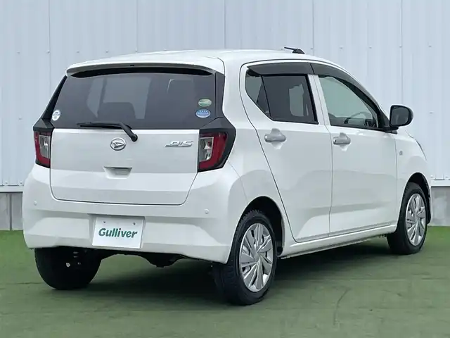 ダイハツ ミラ イース X SAⅢ 香川県 2019(令1)年 2.1万km ホワイト 登録時走行距離：20501km/ケンウッドメモリナビ/　CD再生　BT接続/スマートアシスト/クリアランスソナー/オートハイビーム/LEDヘッドライト/レベライザヘッドライト/アイドリングストップ/横滑り防止装置/電動格納ミラー/ドアバイザー/フロアマット/リモコンキー