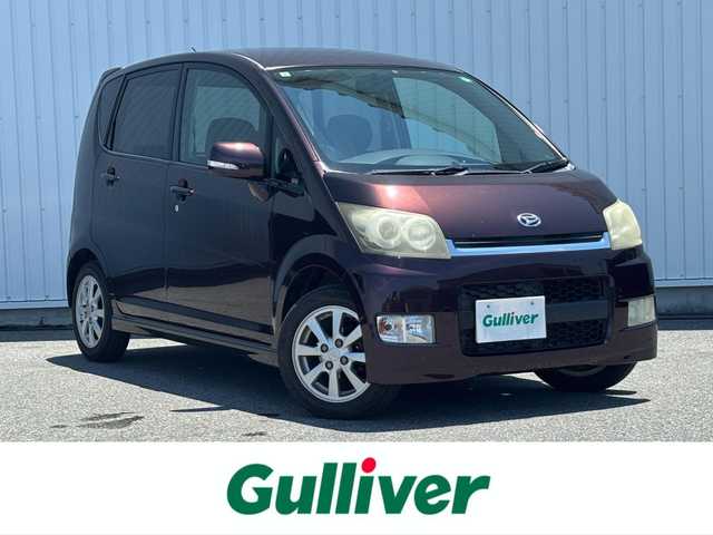 ダイハツ ムーヴ カスタム X LTD 滋賀県 2007(平19)年 11.3万km ミスティックレッドクリスタルメタリック 社外ナビ（CD/DVD/AUX)/盗難防止装置/ETC/純正フロアマット/純正アルミホイール
