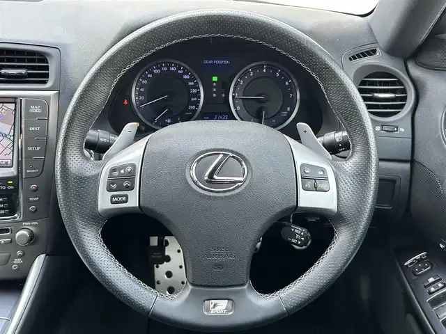 レクサス ＩＳ 350 Fスポーツ 茨城県 2012(平24)年 3.2万km エクシードブルーメタリック Fスポーツ/純正HDDナビ/・フルセグ/・DVD再生/・CD再生/・Bluetooth接続/バックカメラ/クルーズコントロール/ETC/ハーフレザーシート/前席パワーシート/・運転席メモリー機能付き/前席シートヒーター/本革巻きステアリング/MTモード付きAT/アルミ製スポーツペダル/ISOFIX/デイタイムランニングライト/フォグライト/リアフォグライト/純正フロアマット