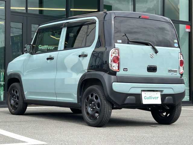 スズキ ハスラー タフワイルド 愛媛県 2019(令1)年 4万km オフブルーメタリック/ブラック 2トーン ワンオーナー/社外メモリナビ/CD/DVD/BT/MSV/iPod/DTV/バックカメラ/ETC/前後ドライブレコーダー/前席シートヒーター/ハーフレザーシート/衝突被害軽減ブレーキ/レーンキープアシストシステム/キセノンヘッドライト/オートライト/フォグランプ/純正フロアマット/純正ドアバイザー/プッシュスタート/スマートキー/スペアキー１本/保証書/取扱説明書