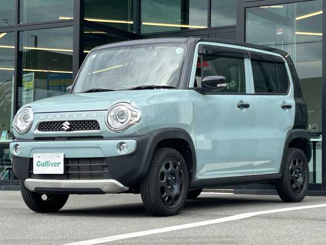 スズキ ハスラー タフワイルド 愛媛県 2019(令1)年 4万km オフブルーメタリック/ブラック 2トーン ワンオーナー/社外メモリナビ/CD/DVD/BT/MSV/iPod/DTV/バックカメラ/ETC/前後ドライブレコーダー/前席シートヒーター/ハーフレザーシート/衝突被害軽減ブレーキ/レーンキープアシストシステム/キセノンヘッドライト/オートライト/フォグランプ/純正フロアマット/純正ドアバイザー/プッシュスタート/スマートキー/スペアキー１本/保証書/取扱説明書