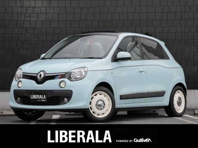 ルノー トゥインゴ インテンス キャンバストップ 静岡県 2016(平28)年 3.7万km ブルードラジェ キャンバストップ　電動オープン/社外15インチアルミホイール/ルーフスポイラー/アイドリングストップ/LEDヘッドライト/クルーズコントロール/リヤパーキングセンサー/キーレス/ETC