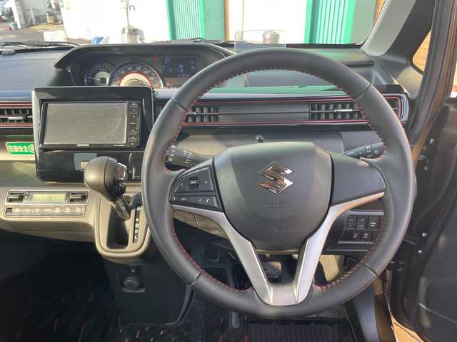 スズキ ワゴンＲ スティングレー HYBRID X 宮崎県 2018(平30)年 6.1万km ブレイブカーキP 純正ナビ　フルセグTV　シートヒーター　ヘッドアップディスプレィ　LEDヘッドライト　プッシュスタートシステム　衝突軽減ブレーキ　レーンキープ　横滑り防止　オートライト