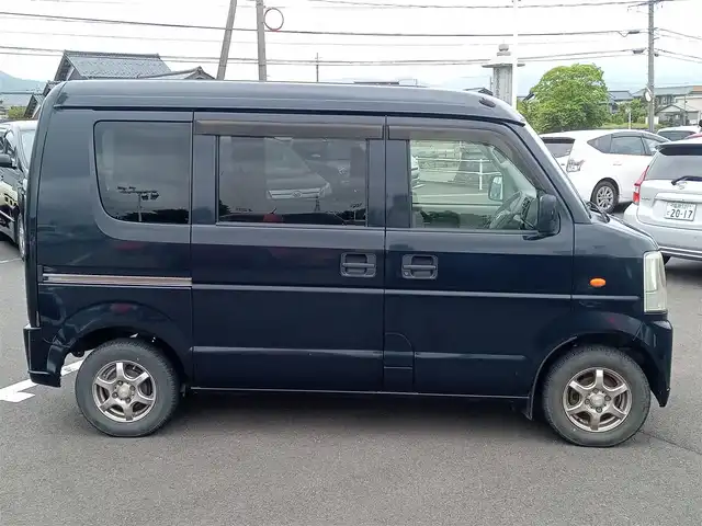 スズキ エブリイ ジョイン 福井県 2013(平25)年 5.9万km ブルーイッシュブラックパール3 ワンオーナー車/４WD/盗難防止装置/カーオーディオ（CD/AM/FM）/ダブルエアバッグ/リモコンキー/サマータイヤ積込/保証書・取説